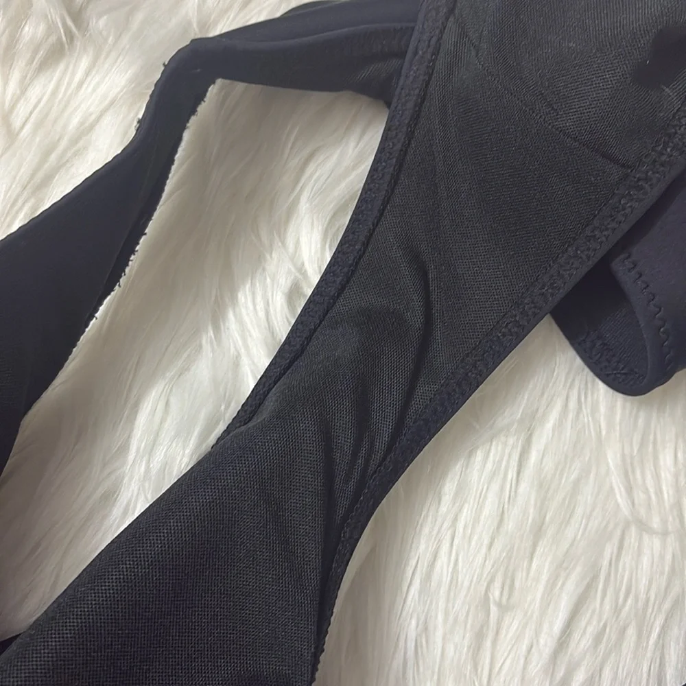 Good American Black Swim Bottoms Size 6 (3XL)